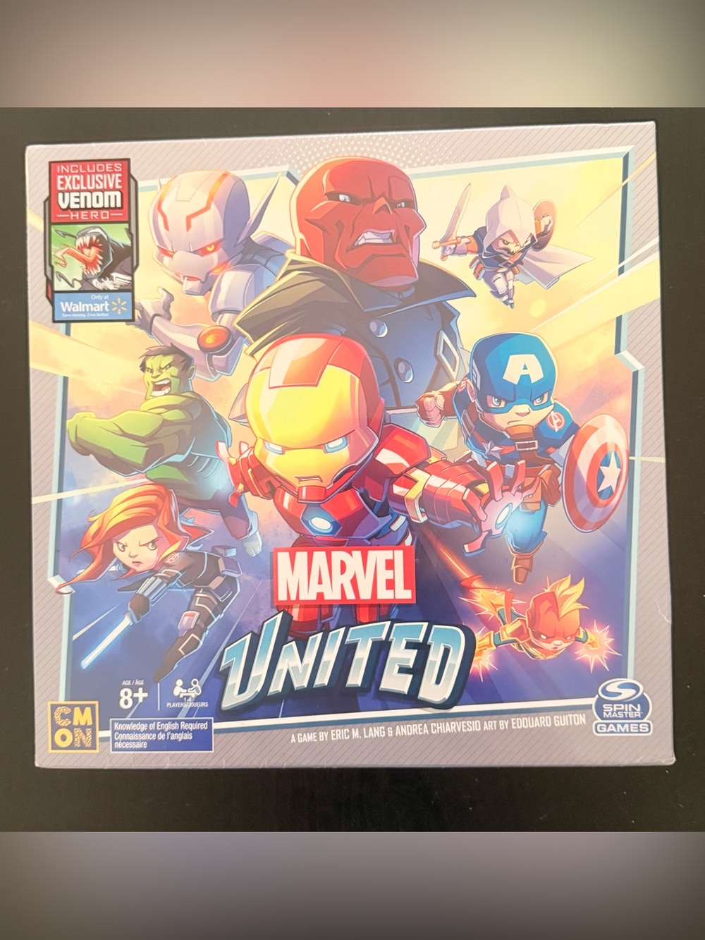 Marvel United Board Game - Red, Blue, Green Characters